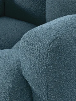 Sillón en tejido bouclé Tayla