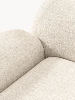 Sillón en tejido bouclé Wolke