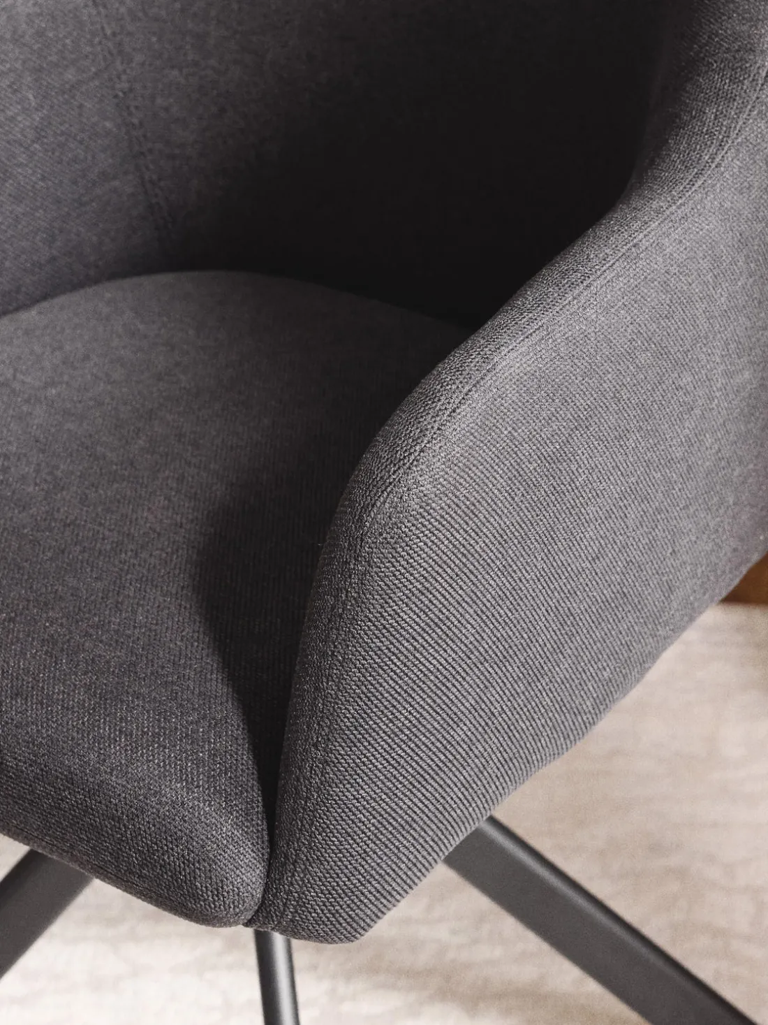 Sillón giratorio con reposabrazos Isla