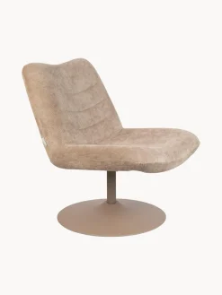 Sillón giratorio de pana Bubba