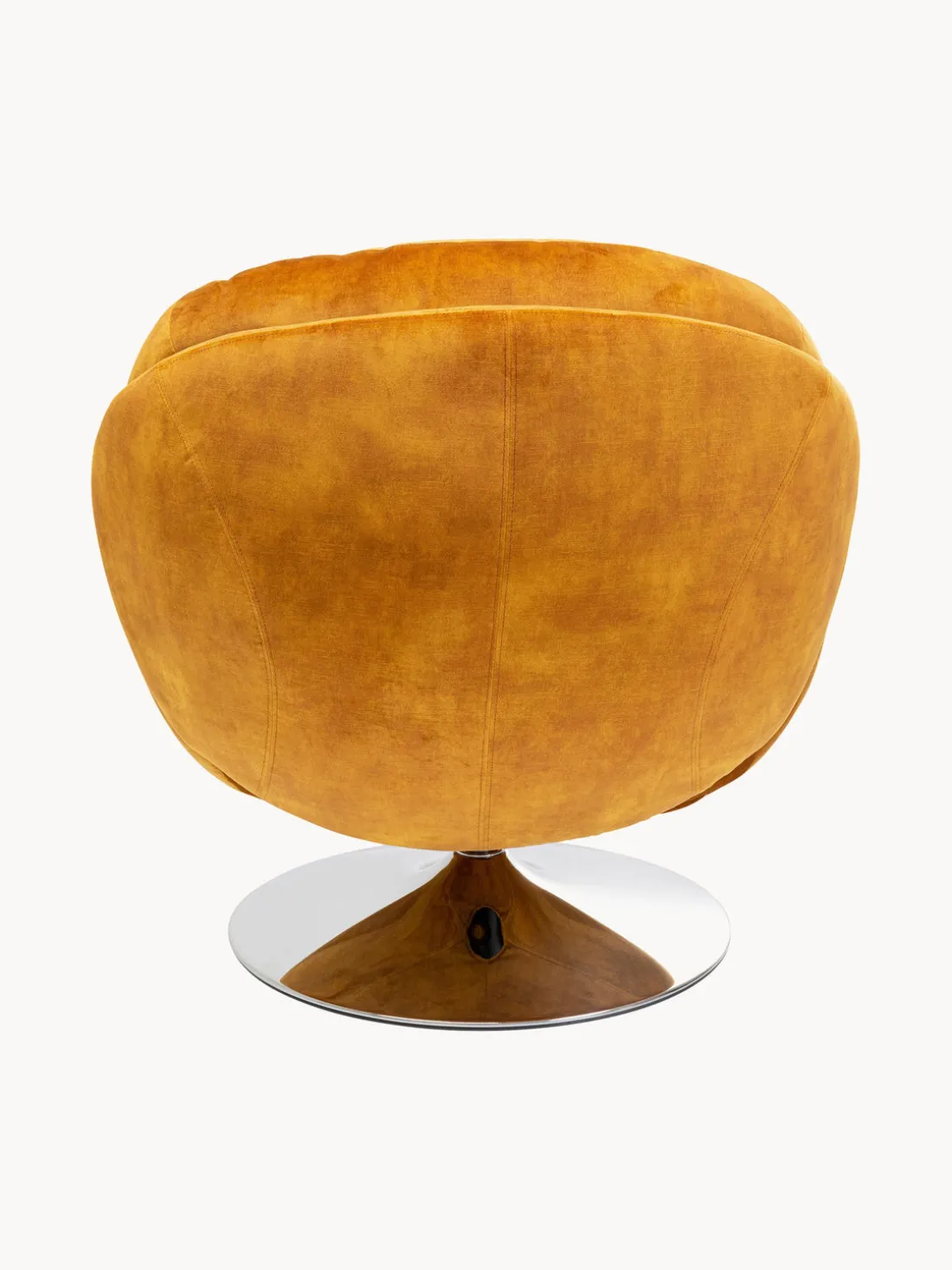 Sillón giratorio de terciopelo Cosy