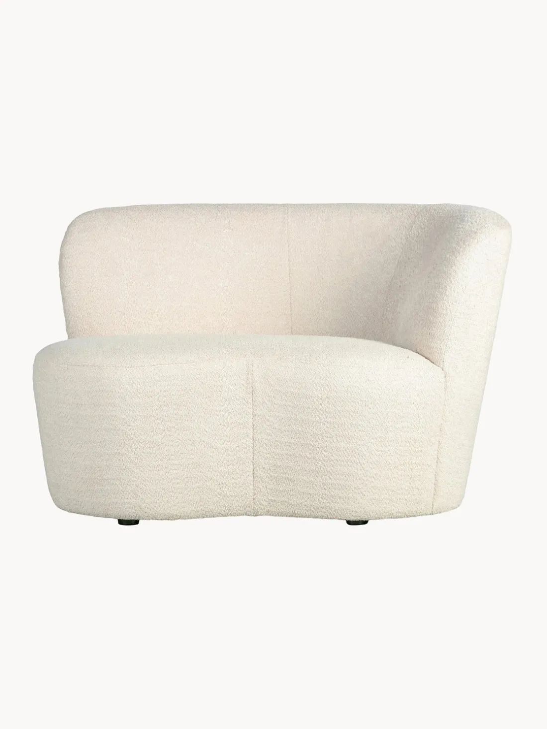 Sillón grande en tejido bouclé Sibylla