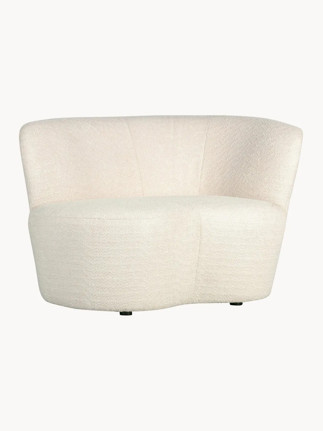 Sillón grande en tejido bouclé Sibylla