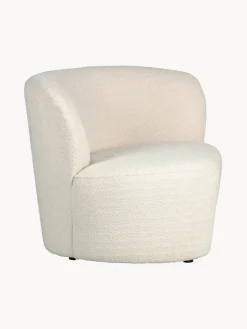 Sillón grande en tejido bouclé Sibylla