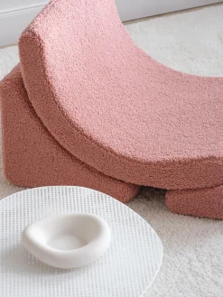 Sillón infantil artesanal de borreguillo Moon