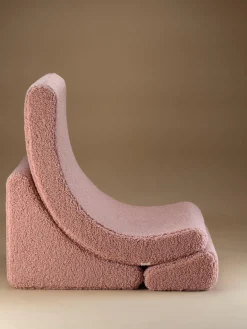 Sillón infantil artesanal de borreguillo Moon