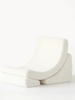 Sillón infantil artesanal de borreguillo Moon