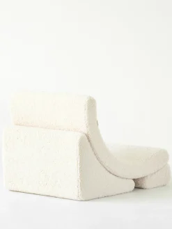 Sillón infantil artesanal de borreguillo Moon