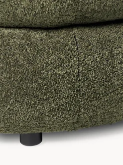 Sillón lounge de borreguillo bouclé Alba