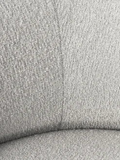 Sillón lounge grande en tejido bouclé Sofia