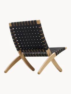 Sillón plegable con asiento y respaldo tejidos a mano MG501 Cuba