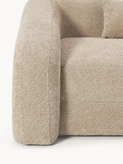 Sofá cama de borreguillo bouclé Eliot (3 plazas)