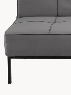 Sofá cama de terciopelo Perugia (3 plazas)