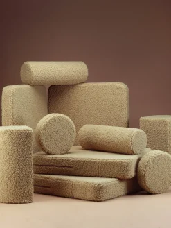 Sofá cama infantil modular artesanal de borreguillo Sugar