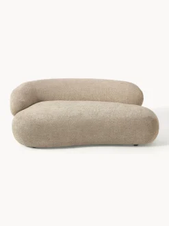 Sofá de borreguillo bouclé Alba (2 plazas)