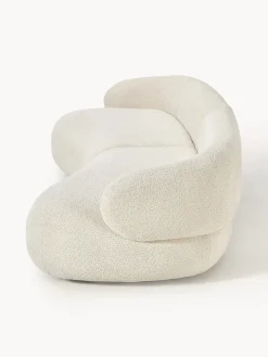 Sofá de borreguillo bouclé Alba (4 plazas)