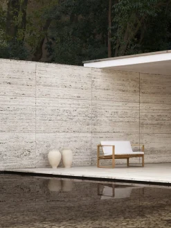 Sofá de jardín de madera de teca BK12