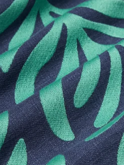 Sofá de jardín en tejido bouclé de madera de acacia Bo (2 plazas)