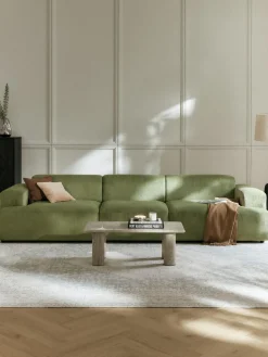 Sofá de pana Melva (4 plazas)