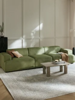 Sofá de pana Melva (4 plazas)