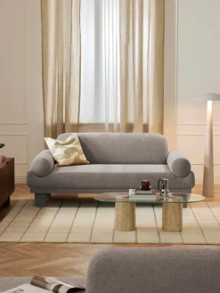 Sofá en tejido bouclé Lilo (2 plazas)