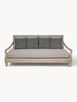 Sofá grande para exterior de madera Bali (4 plazas)