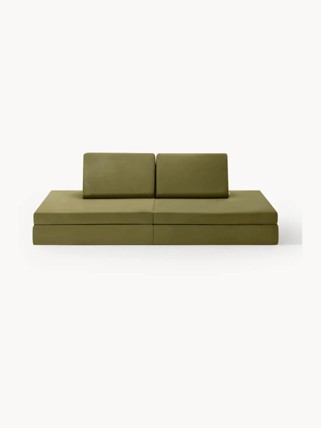 Sofá infantil modular artesanal de terciopelo Mila