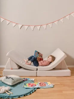 Sofá infantil modular artesanal de terciopelo Mila