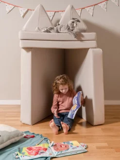 Sofá infantil modular artesanal de terciopelo Mila