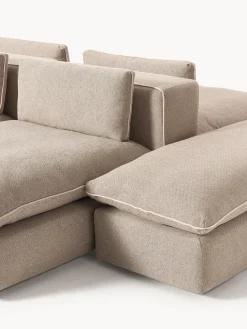 Sofá lounge modular con reposapiés Felix