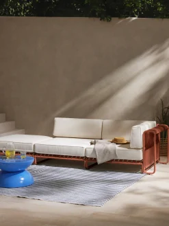 Sofá lounge modular rinconera para exterior Caio