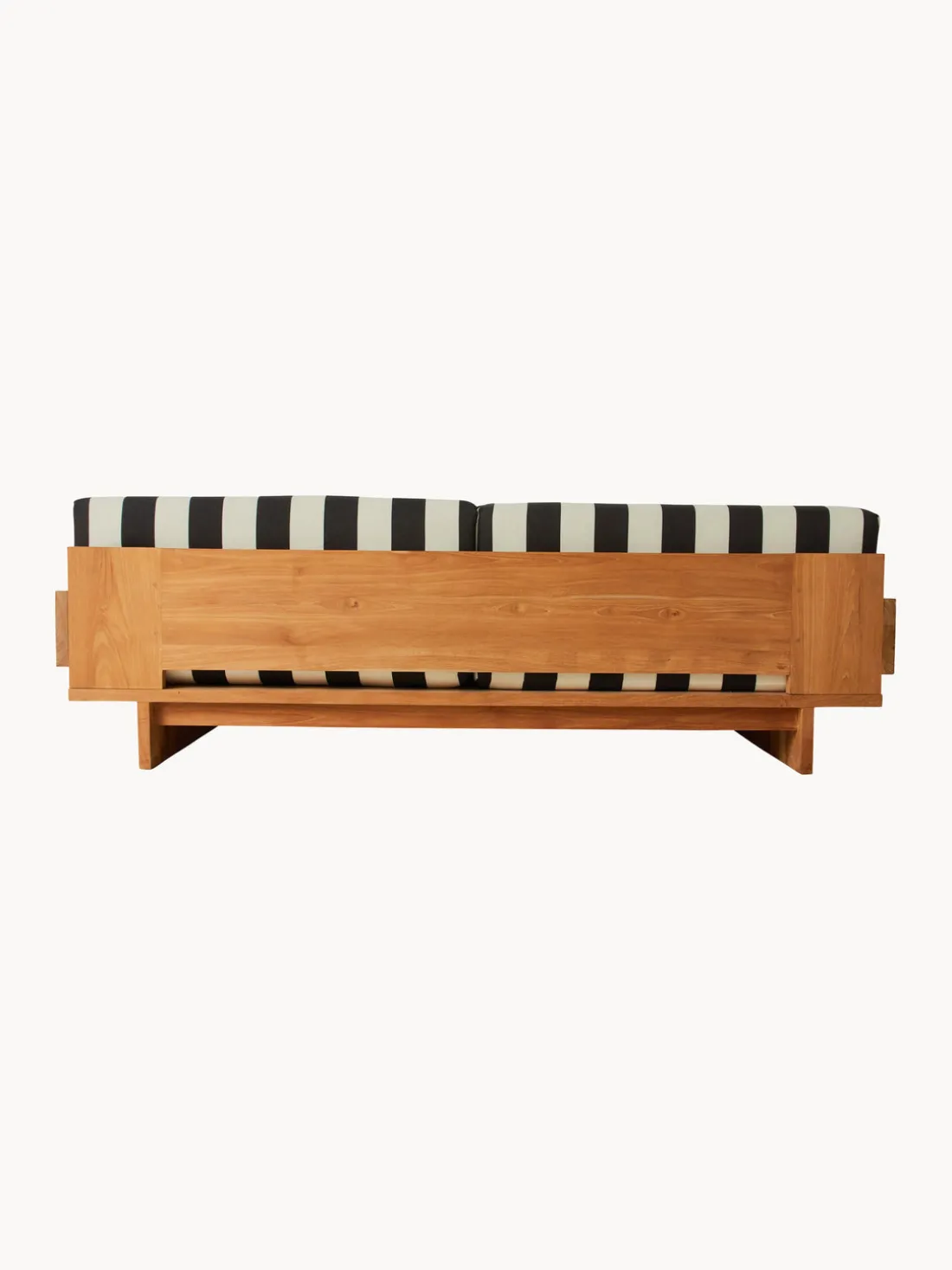 Sofá lounge para exterior de madera de teca Stracciatella