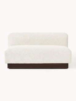 Sofá modular de borreguillo bouclé Natalie (2 plazas)