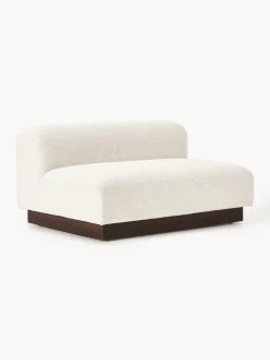 Sofá modular de borreguillo bouclé Natalie (2 plazas)