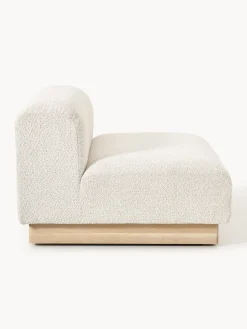 Sofá modular de borreguillo bouclé Natalie (2 plazas)