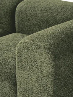 Sofá modular de borreguillo bouclé Natalie (3 plazas)