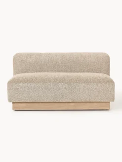 Sofá modular de borreguillo bouclé Natalie (2 plazas)