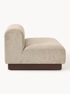 Sofá modular de borreguillo bouclé Natalie (2 plazas)