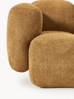 Sofá modular de borreguillo bouclé Tayla (3 plazas)