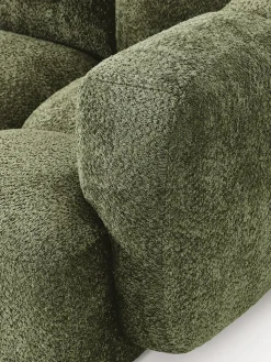 Sofá modular de borreguillo bouclé Tayla (3 plazas)