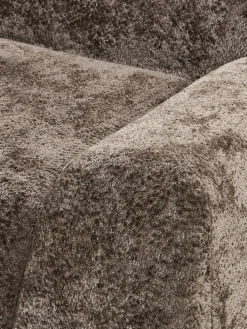 Sofá modular de borreguillo bouclé Wolke (3 plazas)