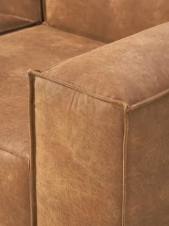Sofá modular de cuero reciclado Lennon (4 plazas)