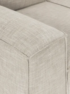 Sofá modular de mezcla de lino Lennon (4 plazas)
