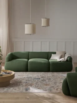 Sofá modular en tejido bouclé Sofia (3 plazas)