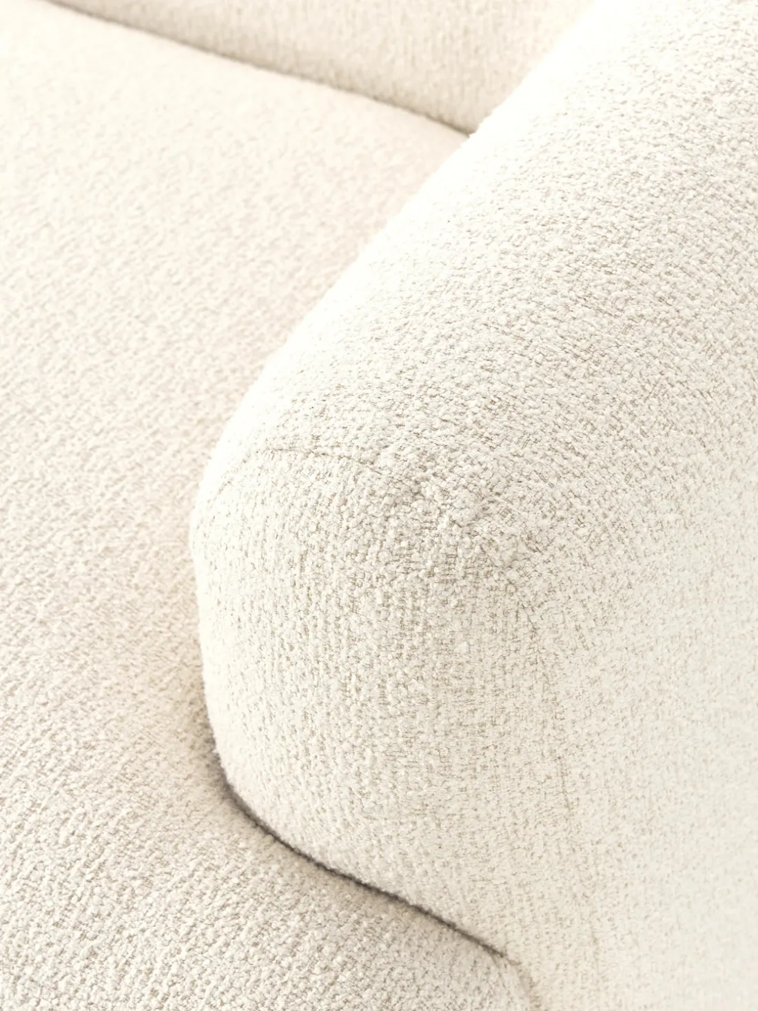 Sofá modular en tejido bouclé Sofia (3 plazas)