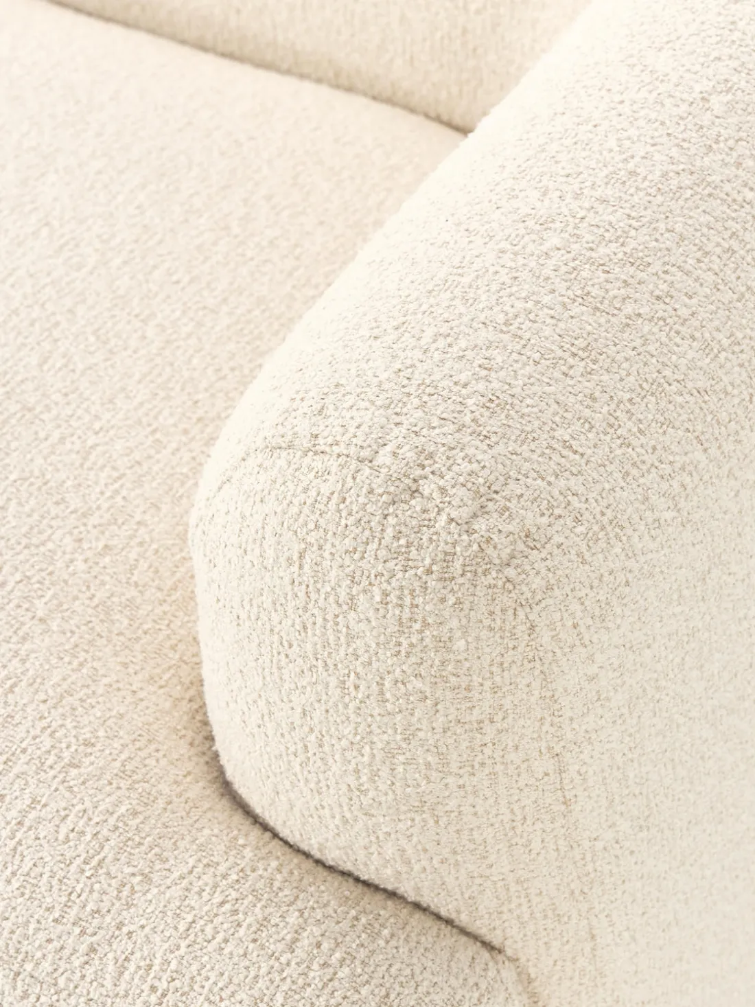 Sofá modular en tejido bouclé Sofia (3 plazas)