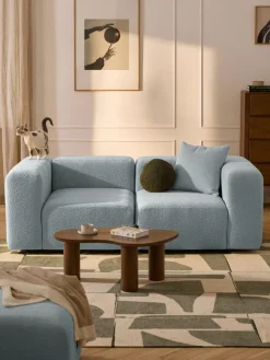 Sofá modular en tejido bouclé Lena (3 plazas)