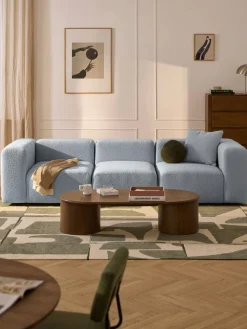 Sofá modular en tejido bouclé Lena (4 plazas)