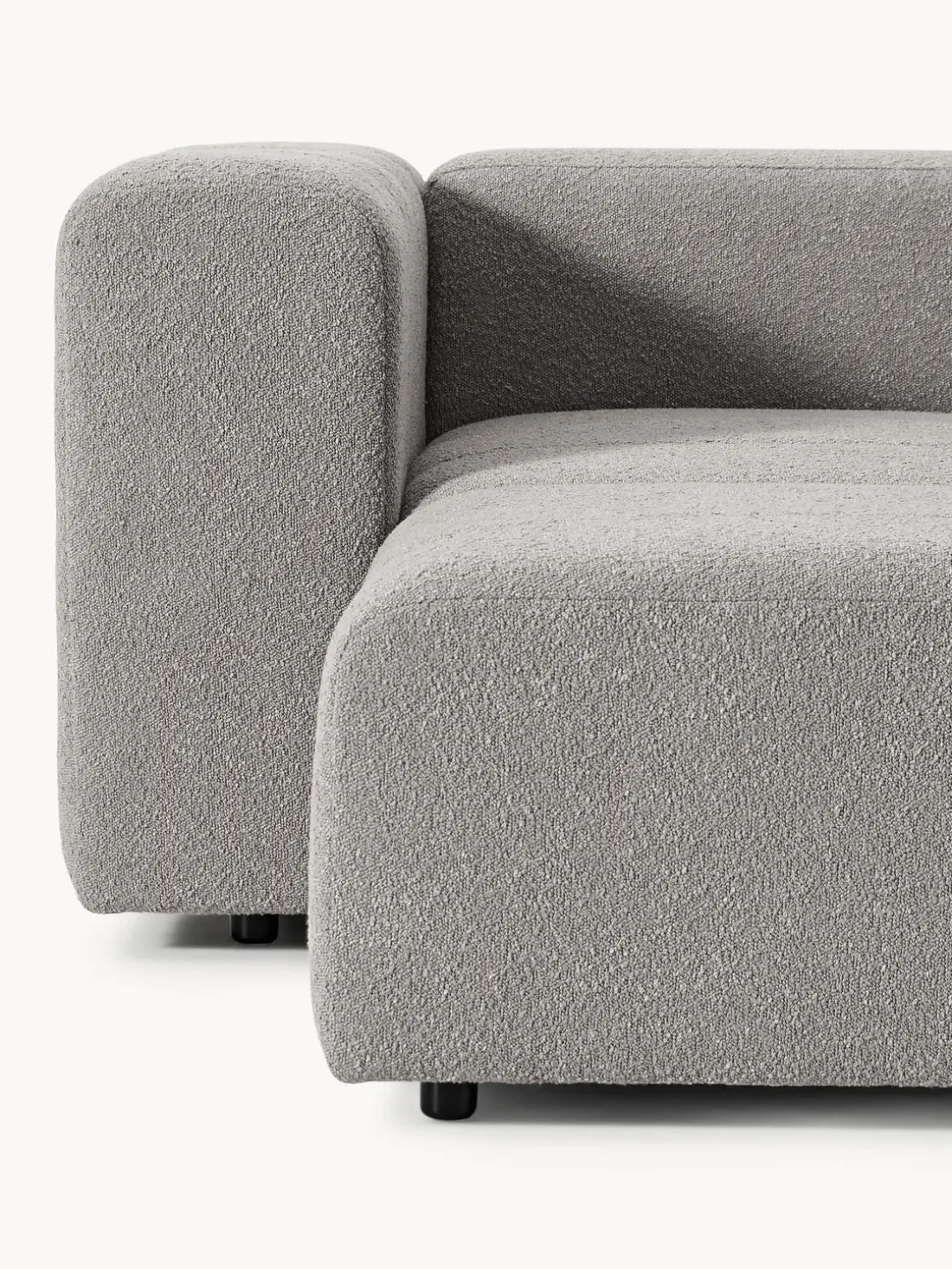 Sofá modular en tejido bouclé Lena (4 plazas)