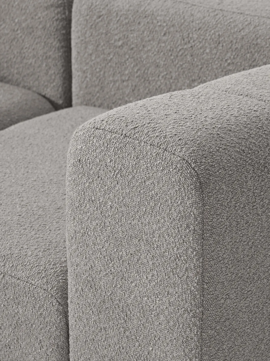 Sofá modular en tejido bouclé Lena (4 plazas)